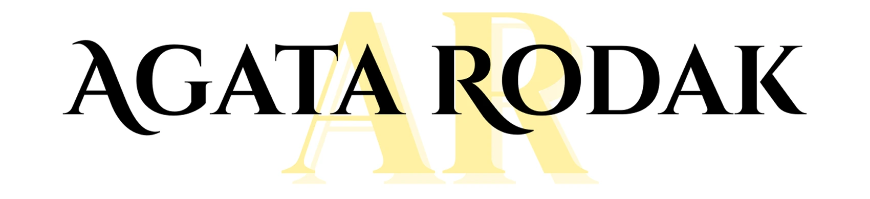 Agata Rodak - logo